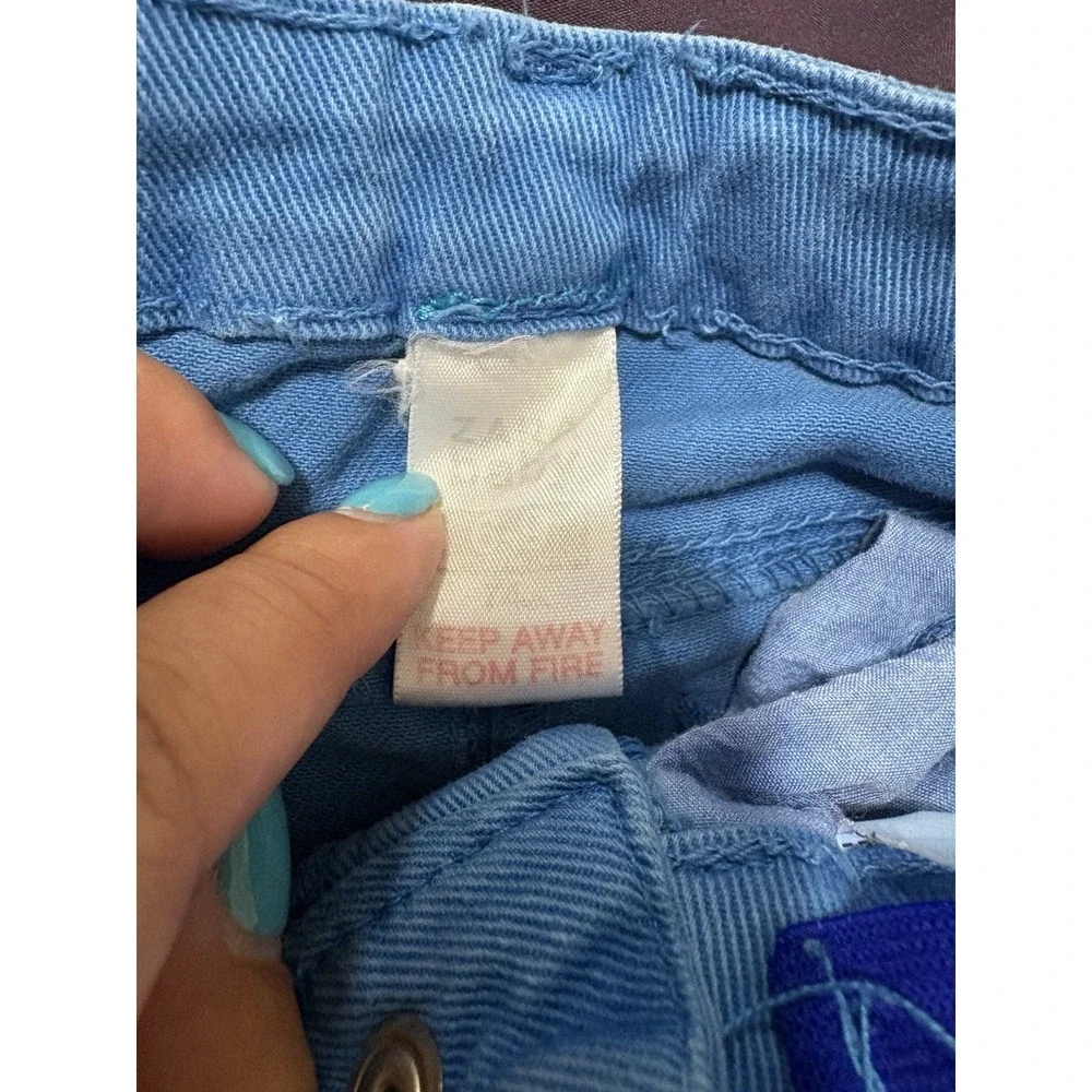 Zara Baby‎ Boy 6-9M Blue Jeans Adjustable Waist Skinny - Picture 3 of 5